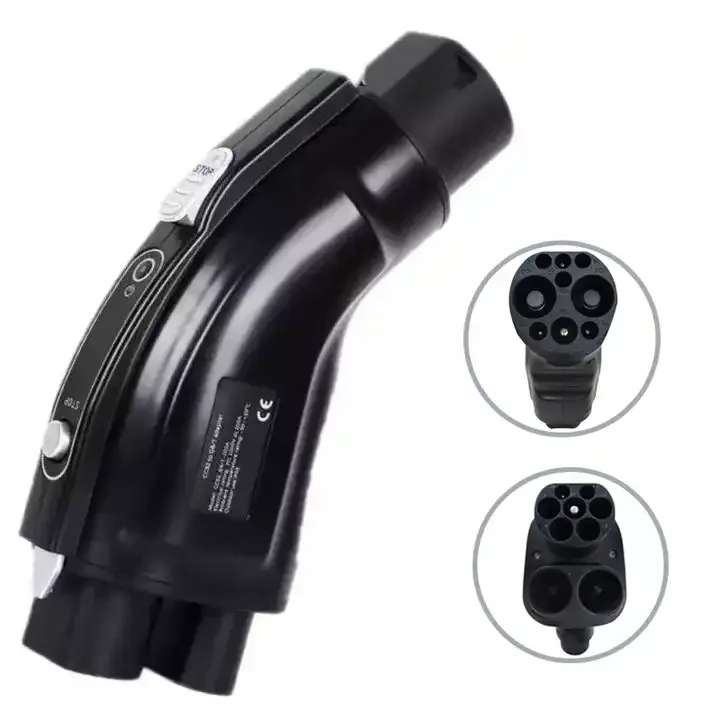 200A 250A fast ev charging connector ccs2 to gbt dc adapter for volkswagen ID4 and ID6