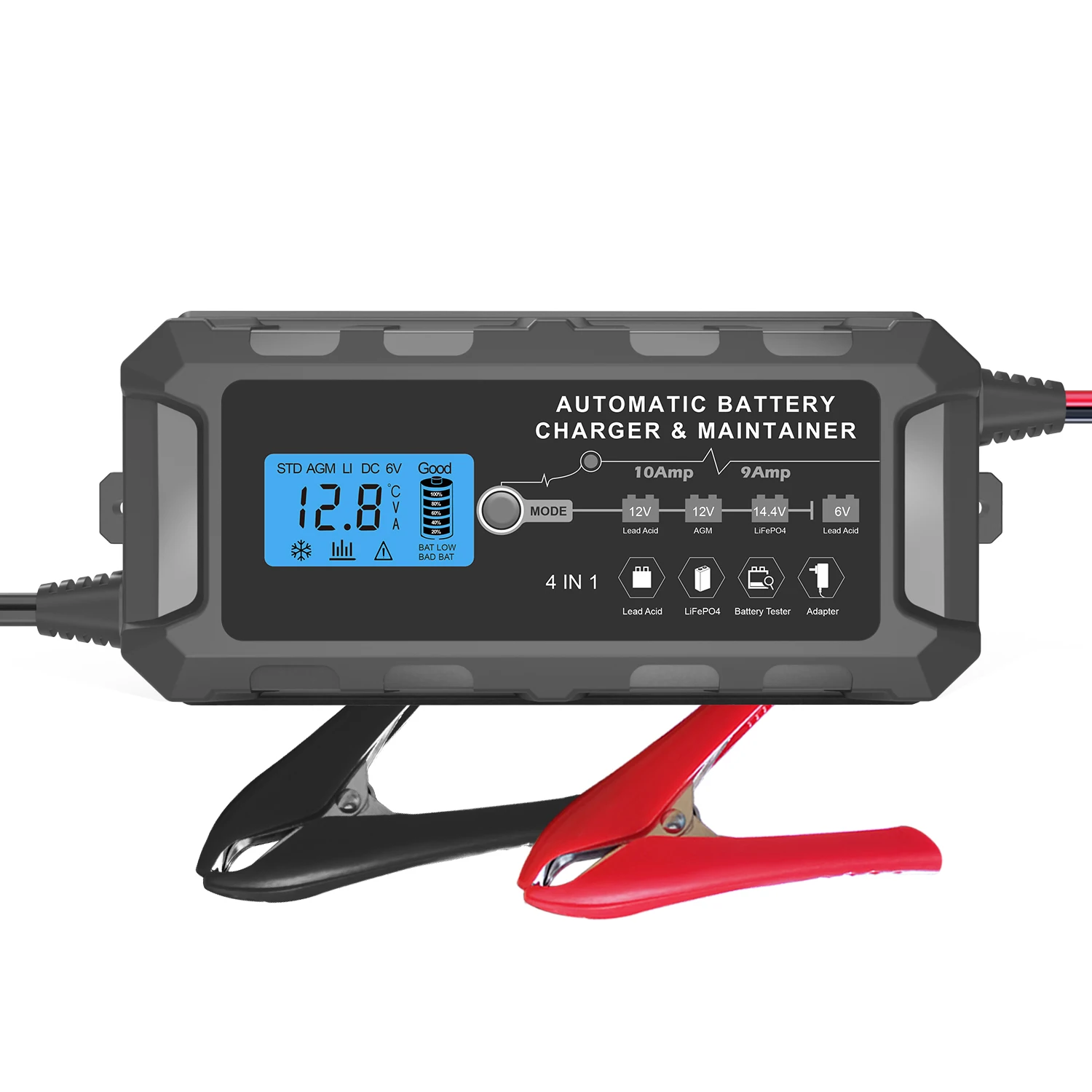 Fully Automatic Battery Charger And Maintainer 10 Amp 6v/12v For Marine ...