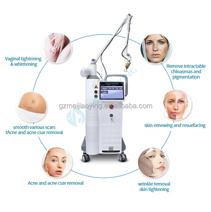 New Professional CO2 Fractional Skin Repair Resurfacing Acne Scars Removal 10600nm 4D Fotona 70W Fractional CO2 Laz er Machine