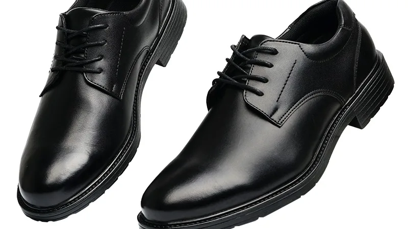 Calfskin Handmade Business Office Lace-up Mens Dress Shoes