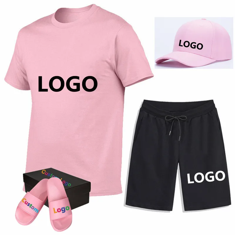 Custom Mens Summer Tracksuit 2 Piece T Shirt And Shorts Set Men Short Sets T Shirt With Shorts 9635