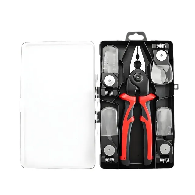 5 in 1 universal multipurpose interchangeable head wire stripper needle nose pliers for cutting