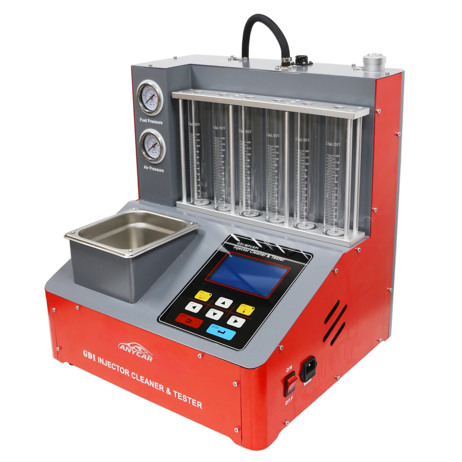 thumbnail image 2 of MRCARTOOL V209 GDI Fuel Injector Cleaner Tester – Ultrasonic Cleaning Machine For FSI EFI MPI TSI – 110V 40kHz 2 of 3