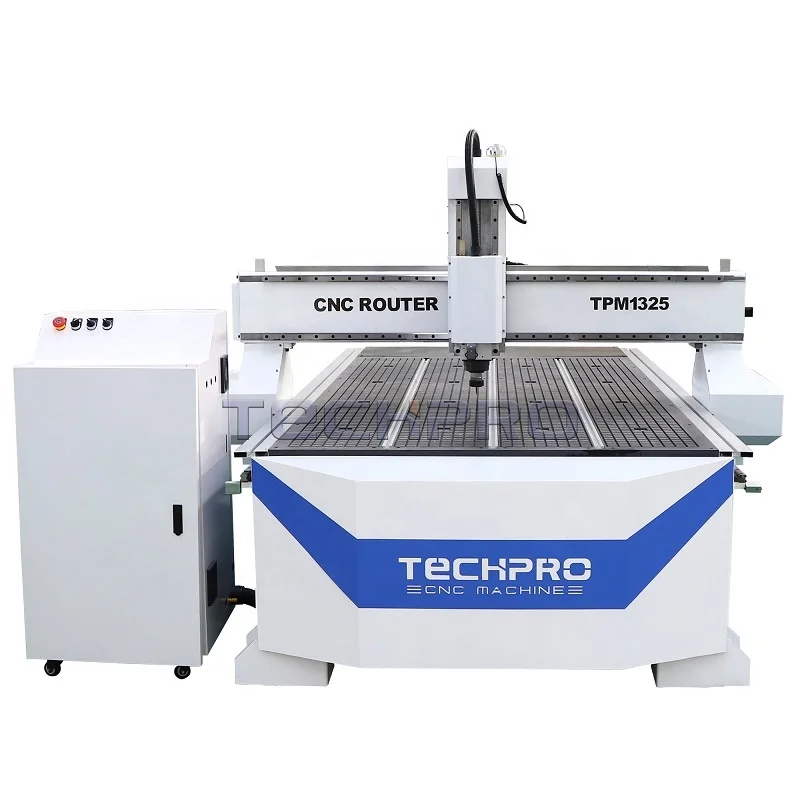 TechPro Factory Supply Good Machine 3 Axis Wood Cnc Router Woodworking Engraving Machine Wood Cutter