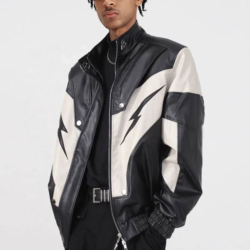 Fall Veste Universitaire Versity Jacket Men Blank Baseball Unique Oversize Leather Vintage  Letterman Jacket