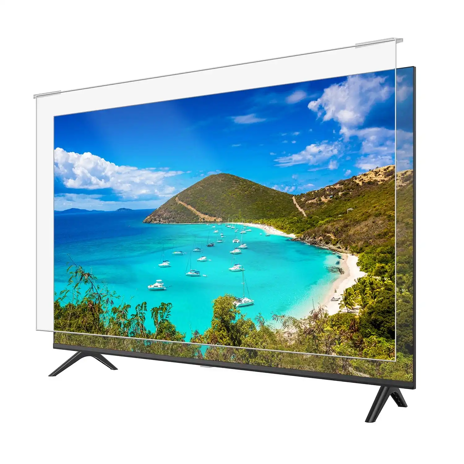 High Transparency Anti Glare Eye Protector Acrylic Anti-Shock Blue Light Filter for Tv Screen Protector 55 Inch