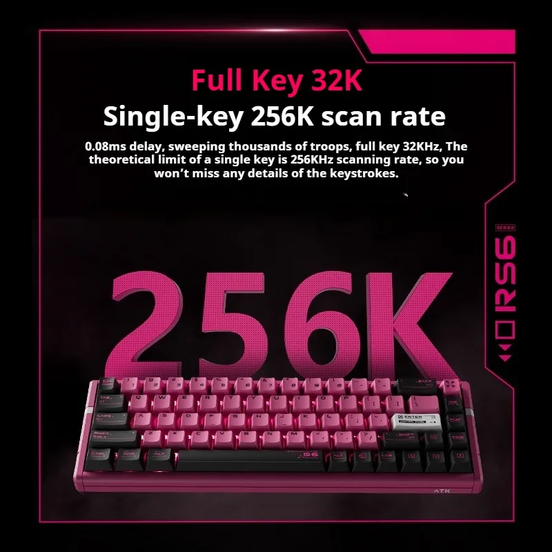 ATK RS6 Ultra Magnetic Switch Keyboard - 68 Keys, 8kHz Polling