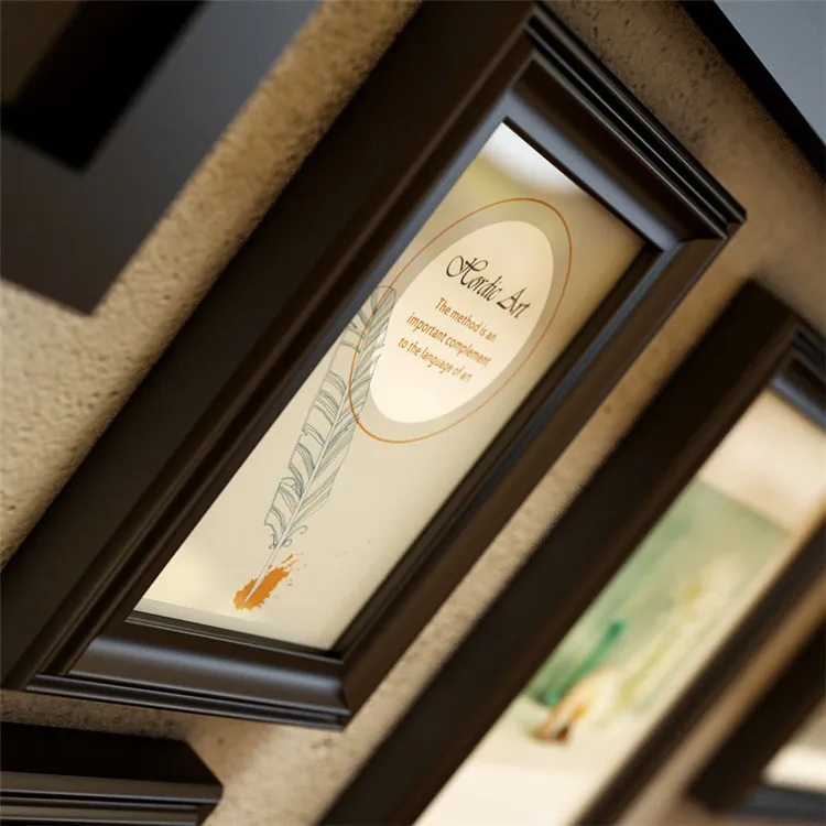 Товар 9043, домашняя настенная деревянная картина в Европейском стиле, набор из 11 креативных фоторамок из массива дерева