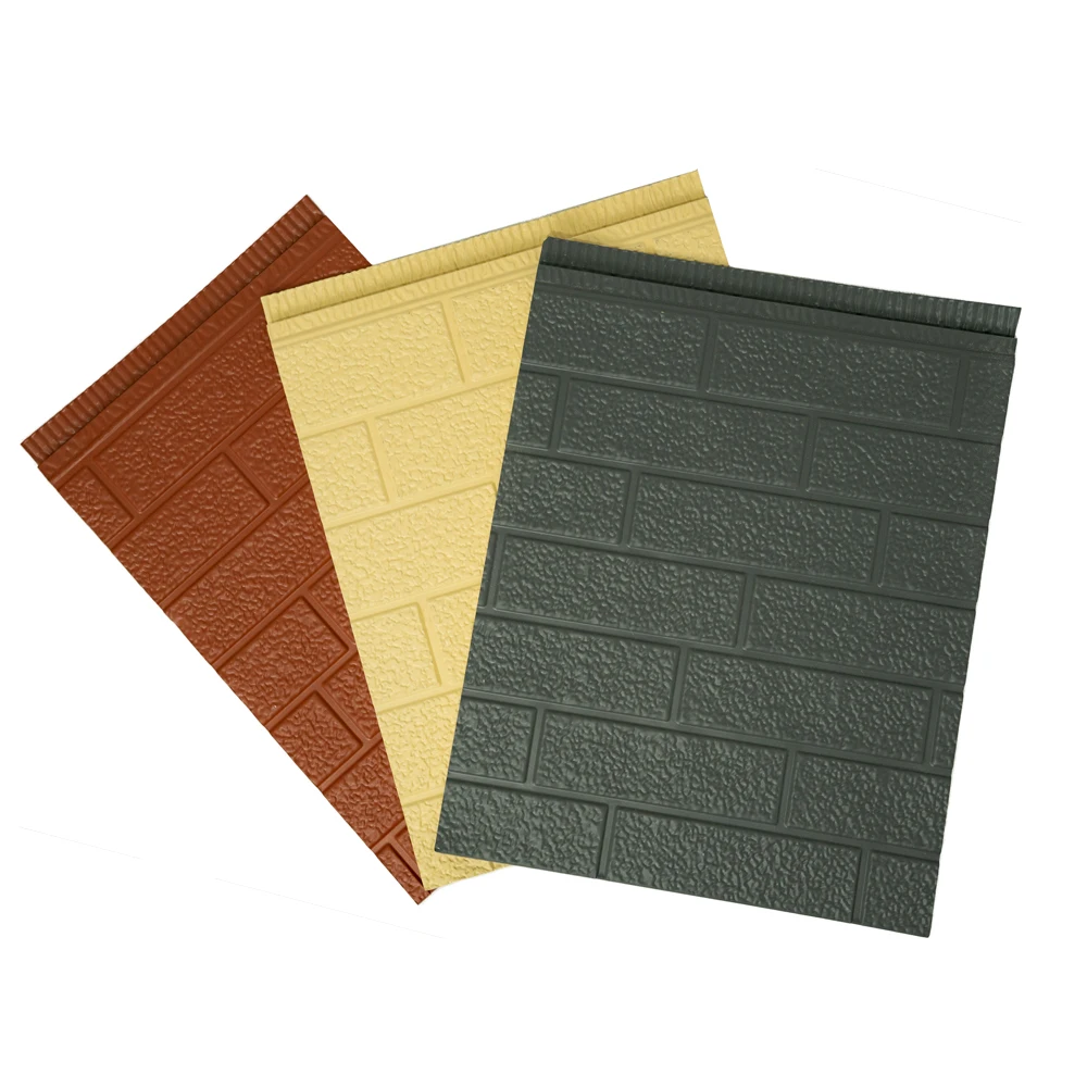 Insulated PU Polyurethane Sandwich Panel Exterior Wall Cladding Metal Composite Sandwich Panels