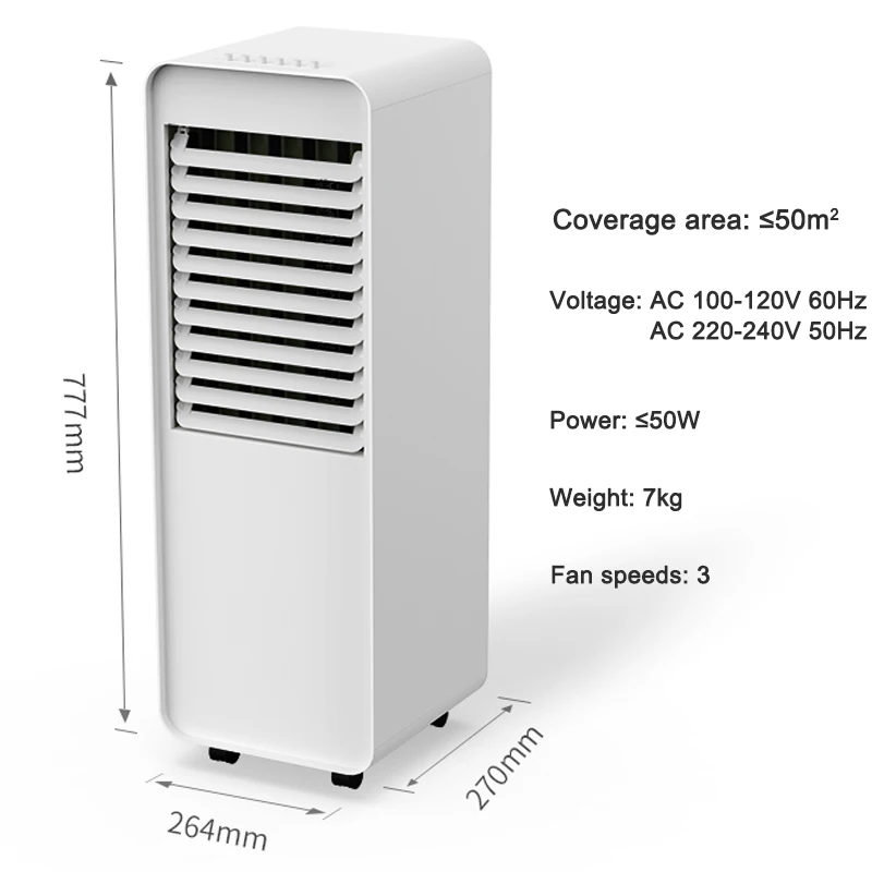 Electric Personal Space Big Water Air Coolers Fan With Humidifier For