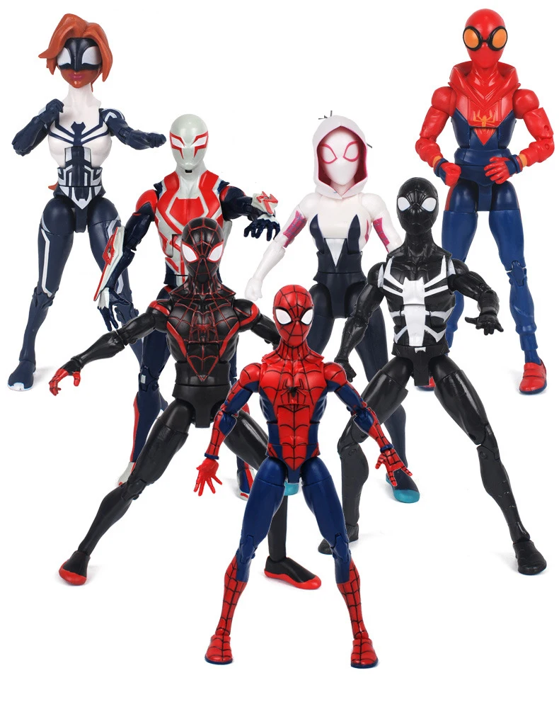 ZD Toys SpiderMan Spider-Verse PVC Action Figure Model Toy Kid Gift Boxed
