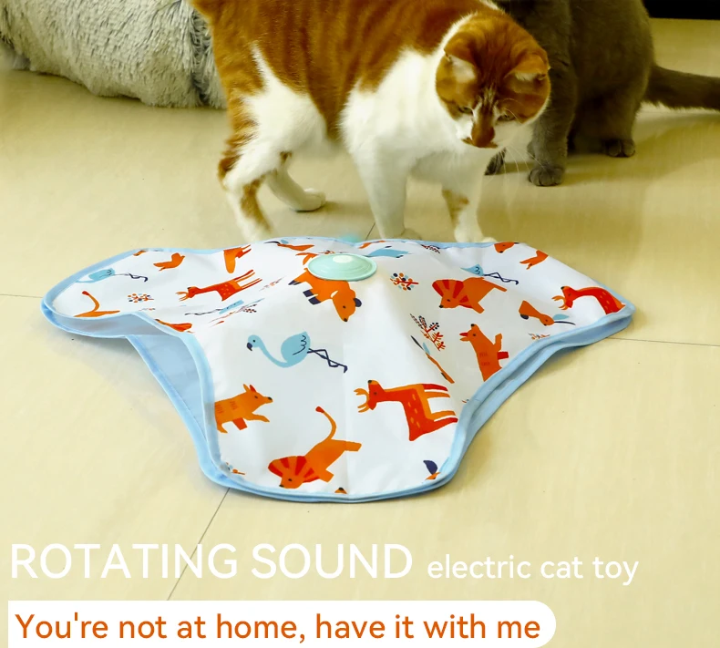 Dougez Interactive Cat Toys for Indoor Cats Motion Activate with Mat Rechargeable Cat Hunting Toy Hide and Seek Toy details