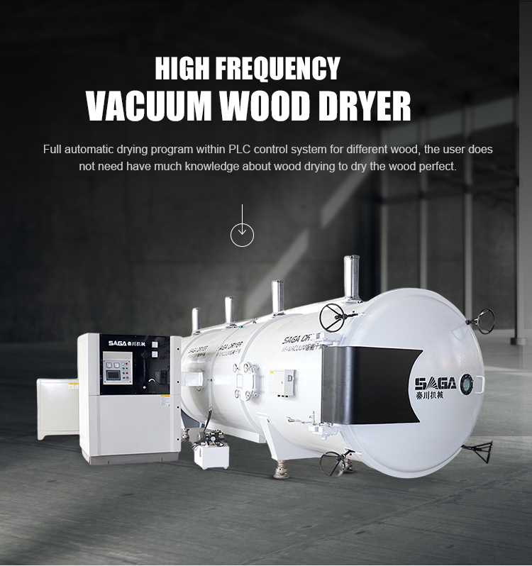 Saga Hf Vacuum Drying Hard Wood Kiln Drying Equipment With Competitive