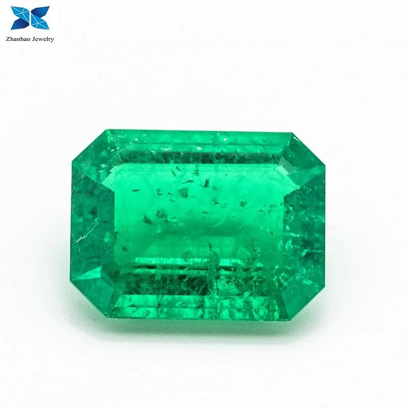 Colombian Emerald Stone Prices Synthetic Emerald Ring Gemstone VVS Clarity VVG Color