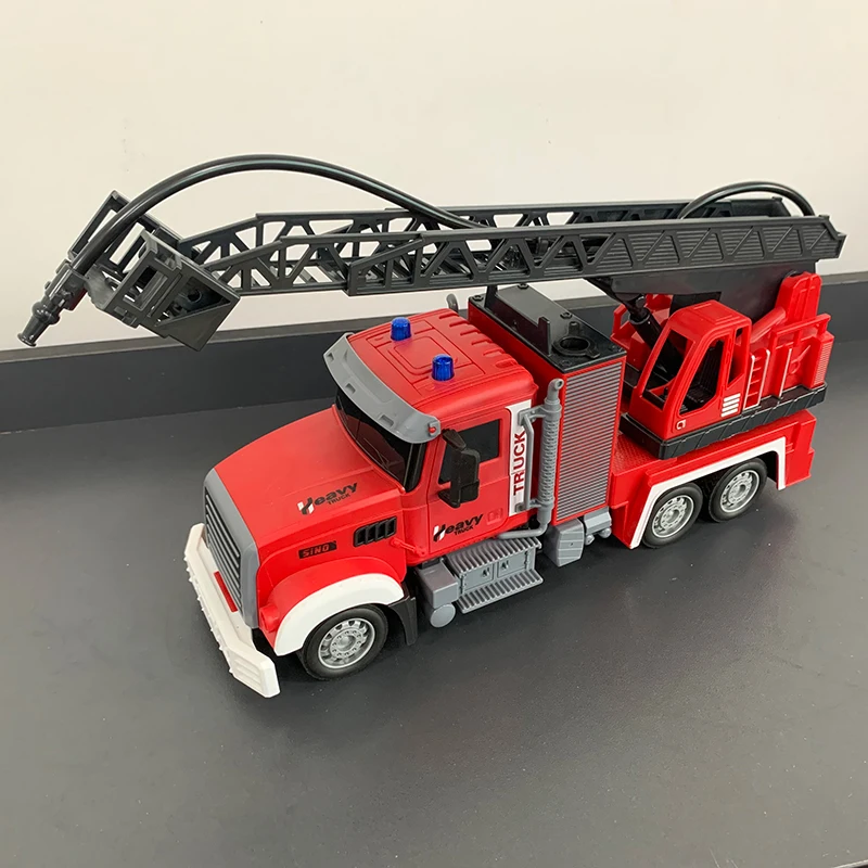 Electronic Rotating Ladder Rechargeable Remote Controlled Fire Truck ...