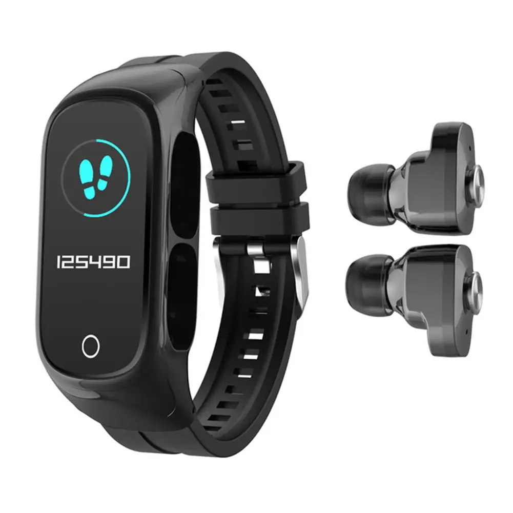 Smart Watch Sports Tracker outlets Waterproof Bluetooth Call+Bluetooth Earbuds Earphone