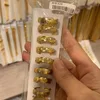 Anello uomo occhio di gatto di circa 5.5mm