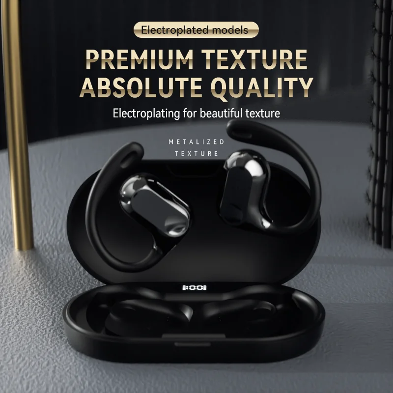 Lx03 Wireless Earphone Mini Earbuds Ear Clip Bone Conduction Noise Cancelling Wireless Headset