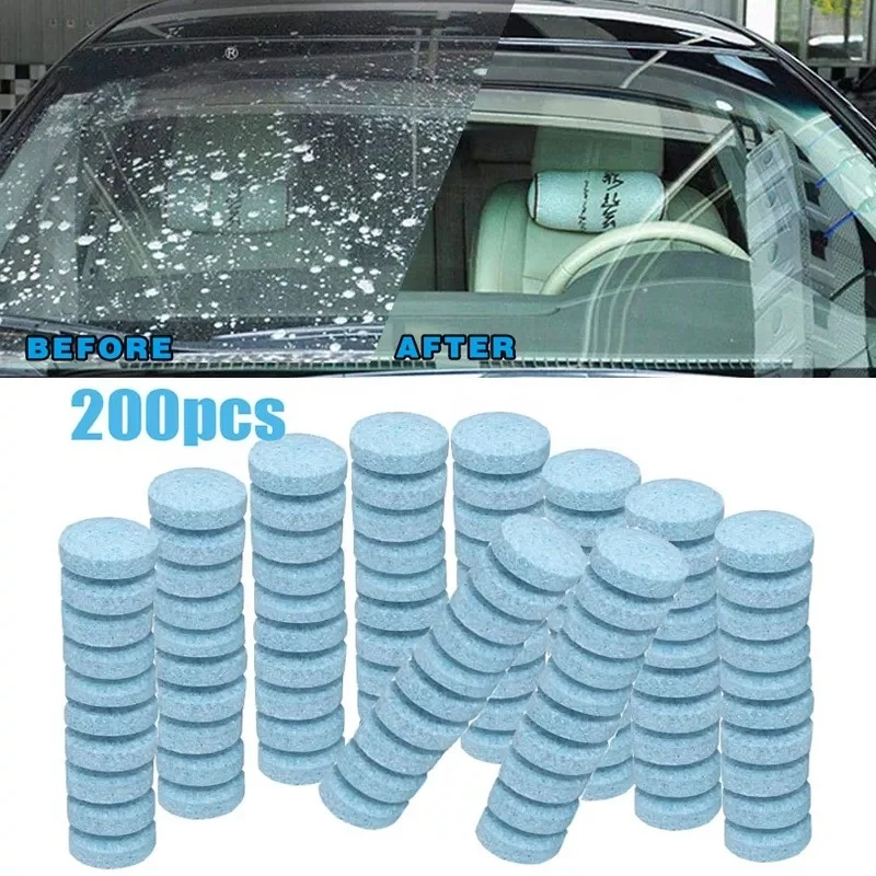 Car Solid Cleaner Effervescent Tablets Spray Cleaner Car Window Windshield Glass Cleaning Auto Accessories Limpiador De Parabris