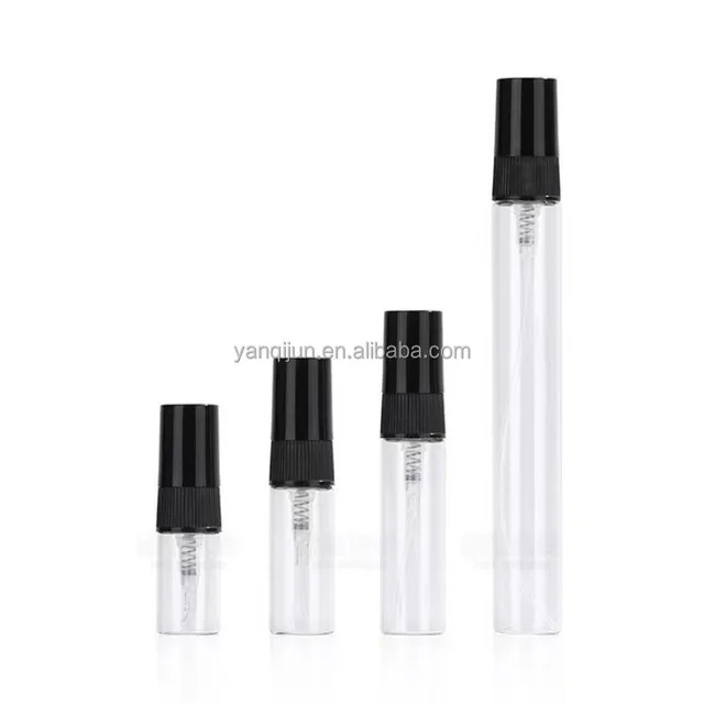 2ml,3ml,5ml,10ml high quality min Refillable Glass Perfume Spray Bottle Vial Tester Samples Perfume Atomizer