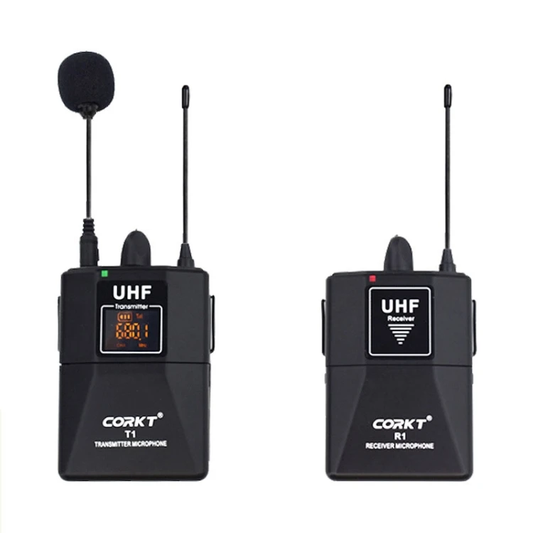 CORKT T1R1 Photography Interview Wireless Microphone SLR Radio DVD Digital Camera Mobile Phone Live Recording Microphone