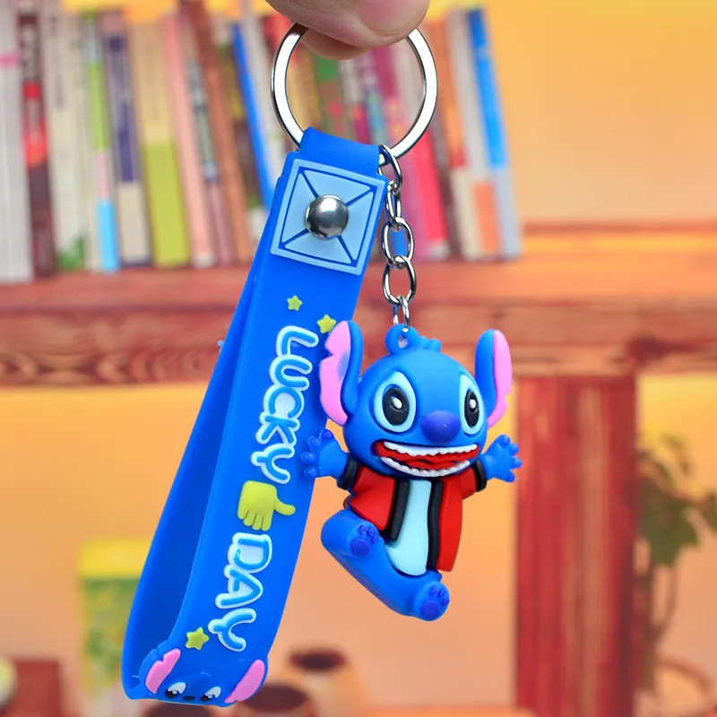 New Design Lilo And Stitch Keychains Stitch Rubber Cartoon Pvc Key Chain  Stitch Toy Custom Wholesale - Buy Lilo And Stitch,Stitch Keychains,Keychain