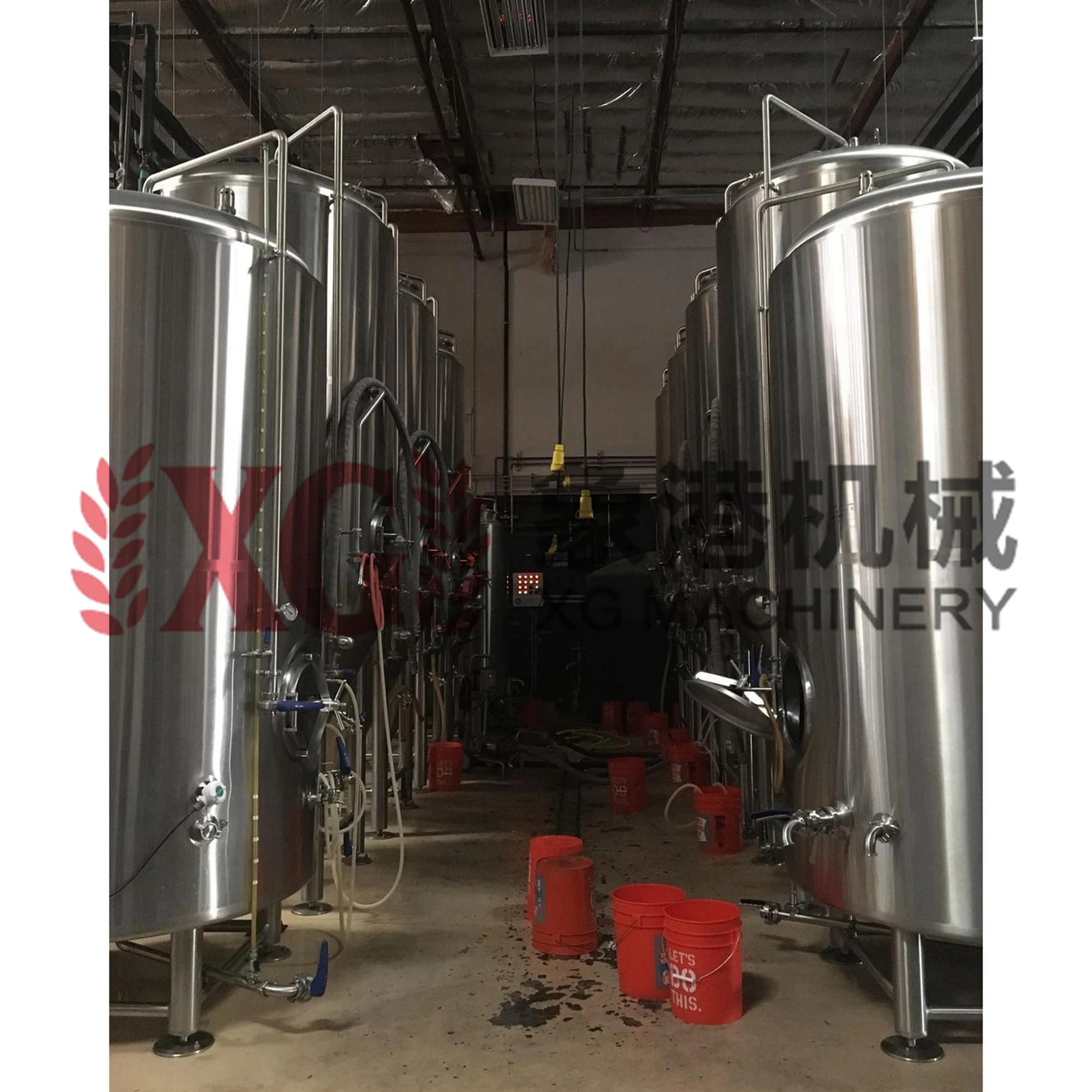 Изолированный яркий резервуар для пива 3500L 35HL 30BBL