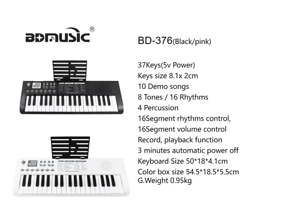 37 Keys Toy Musical Instrument for Sale manufacture