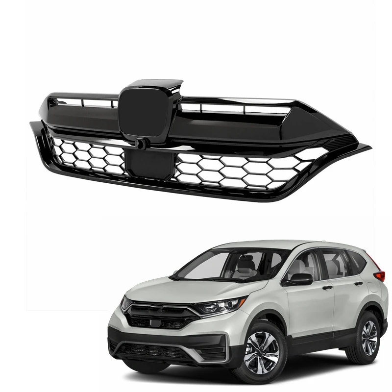 new replacement high quality front bumper cover upper grille centre black grille for Honda CRV CR-V 2020-2022 71121TLAA60