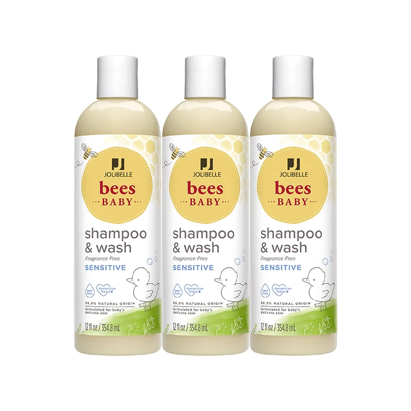 Частная марка, Органический Детский Уход за волосами, Ежедневный Шампунь 2 в 1, кондиционер для мытья, натуральный шампунь для ванны