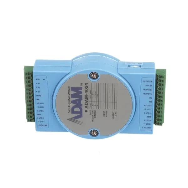 New and Original In Stock Advantech ADAM-4024-B1E Remote I/O Module 4-Channel Analog Output w/ Modbus 24VDC ADAM-4000 Series