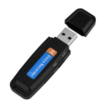 Voice Recorder Digital Voice Recorder with 8GB USB Flash Drive/10 Hours Recording Capacity Small Audio Dictaphone