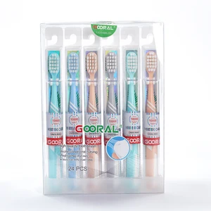 Batch Head Adult Biodegradable Nylon Soft Hair Portable Toothbrush Cartridge Independent Packaging Manual Cleaning Care PP