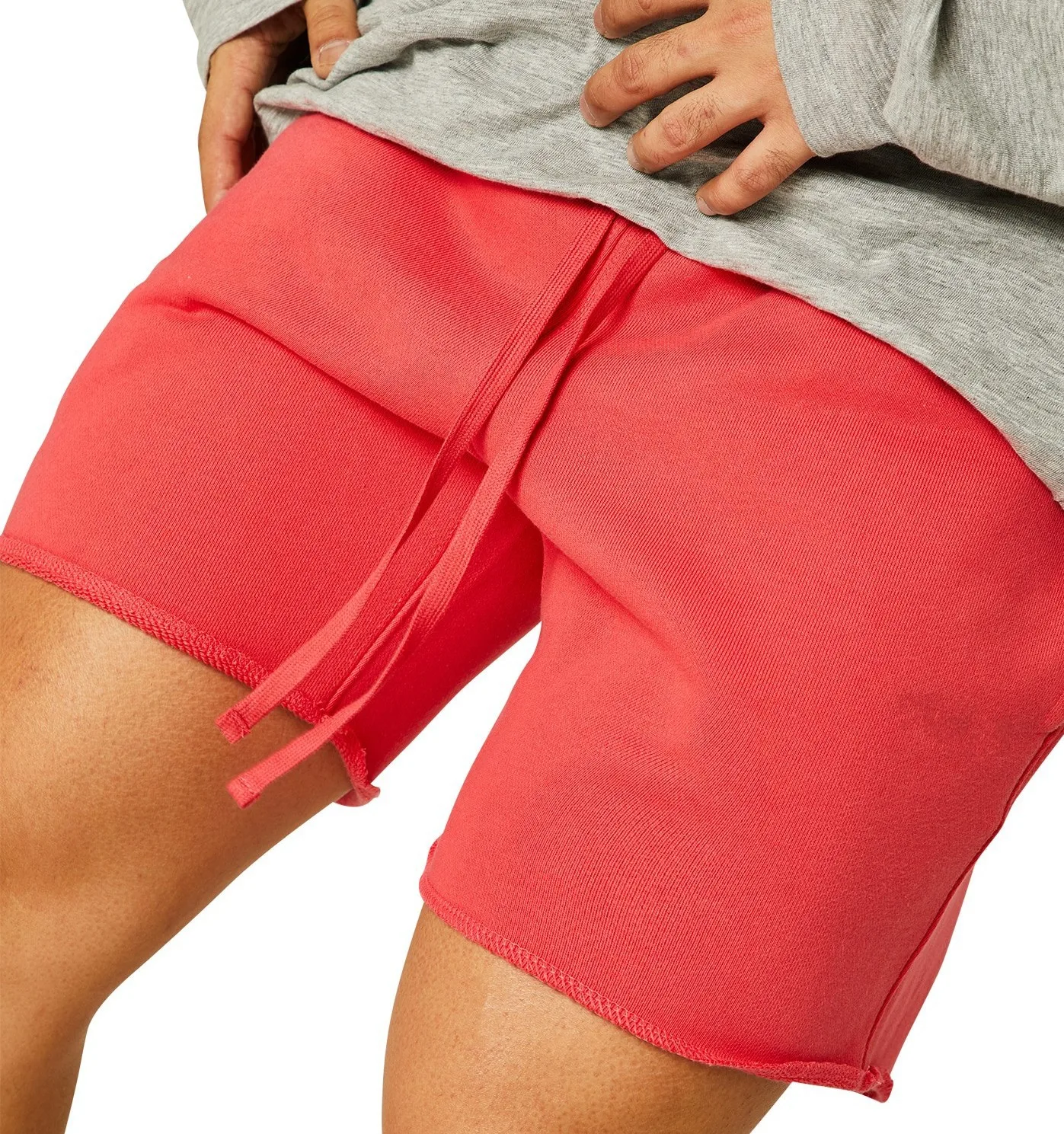 Wholesale Cottonpolyester Blend Men Blank Jogger Running Sweat Shorts