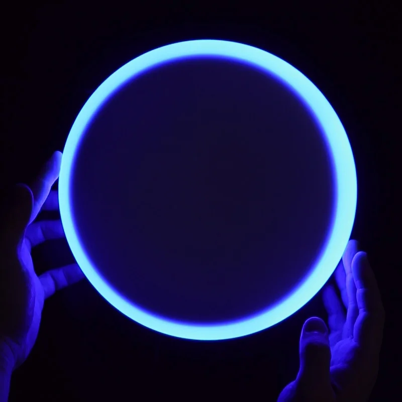 Soft Lighting Borderless Dual Color Exposed Design Frameless 36W LED Panel Light for Household Aluminum OEM ODM Modern 80 Round