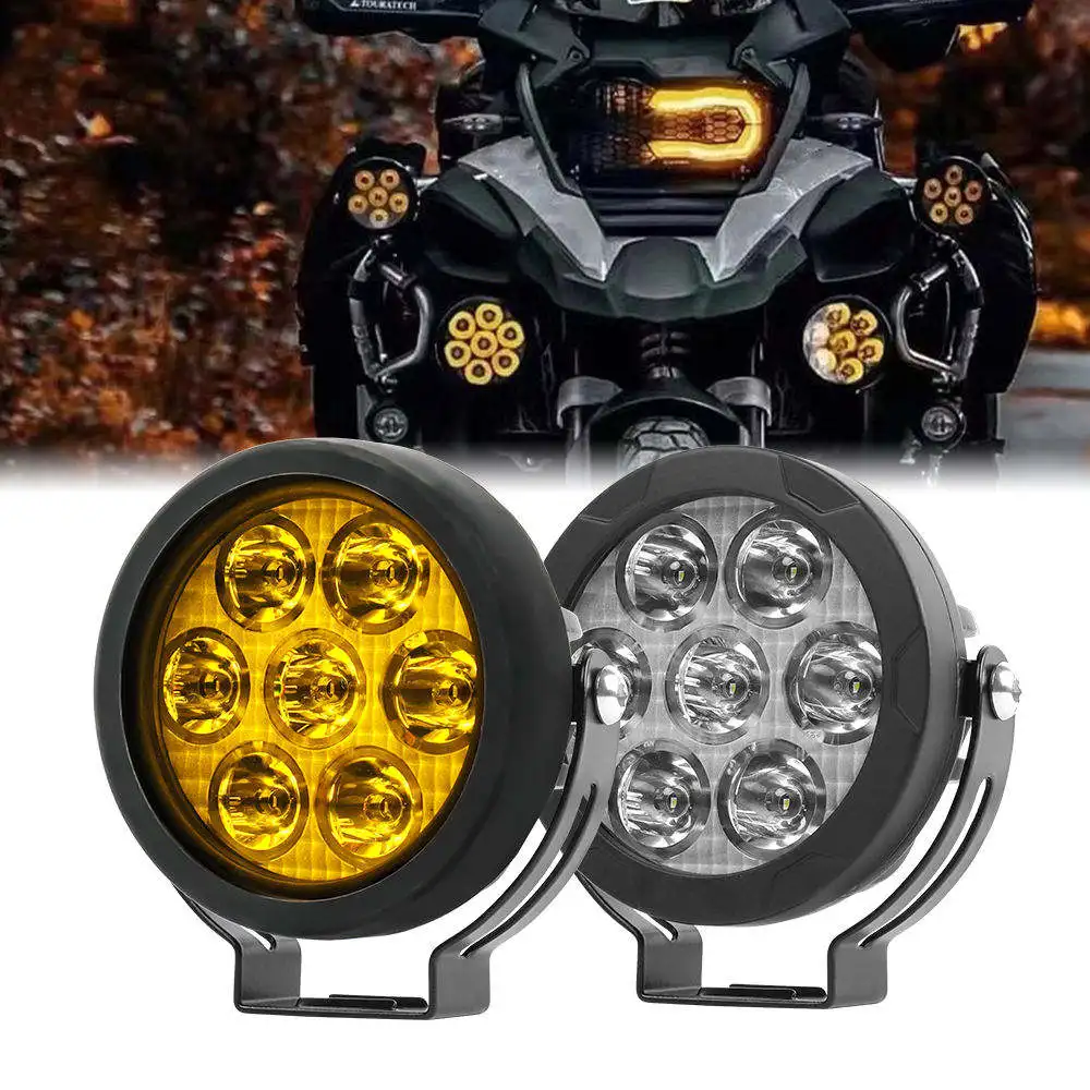 80w Waterproof Motorcycle Lighting System Dual Color Headlight Tdd ...