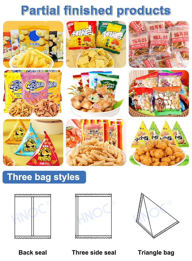 Hnoc Vertical Philippine Banana Chip Pack Rotary Food Package Shape Bag ...