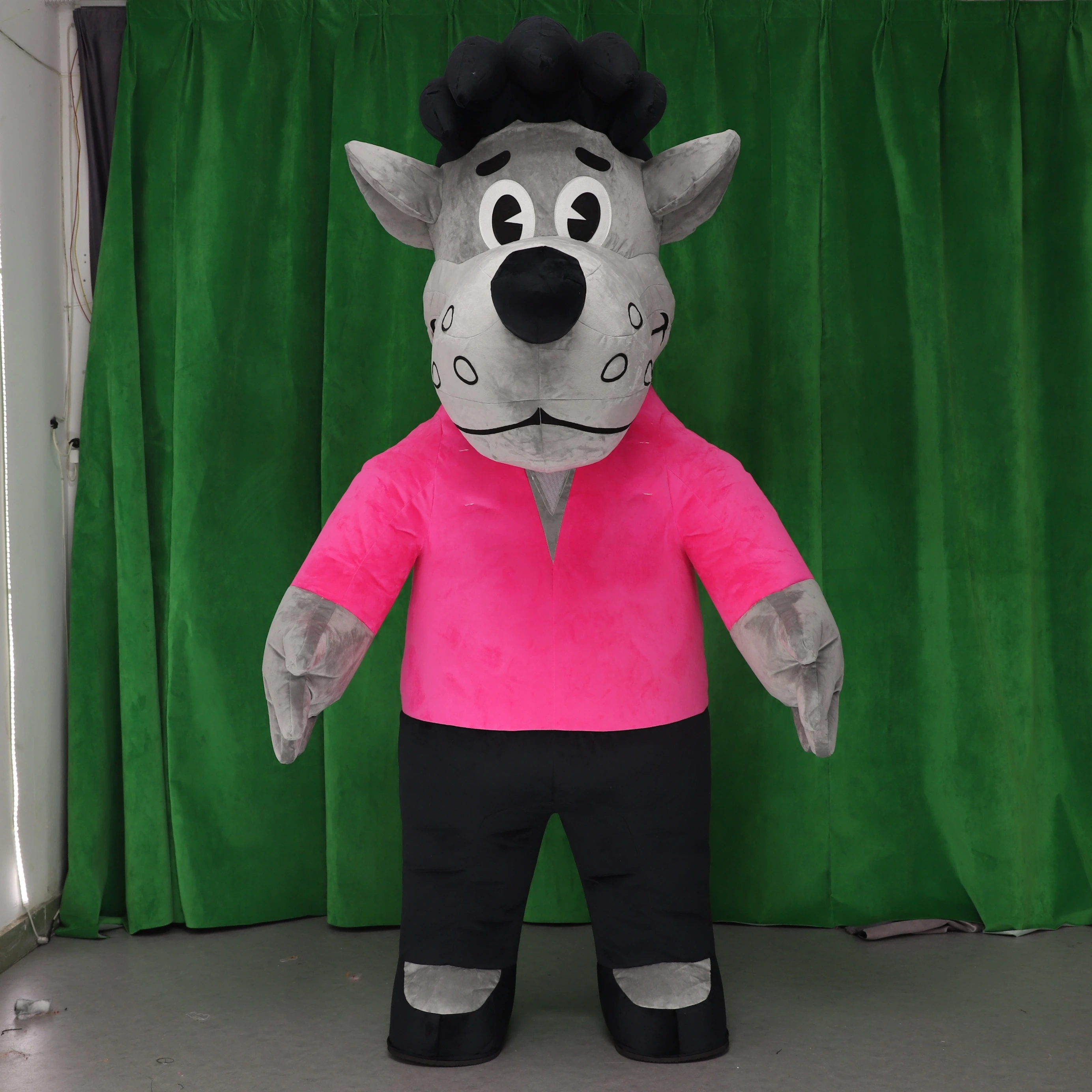 Unisex adulto gigante animale da passeggio Nu Pogodi gonfiabile