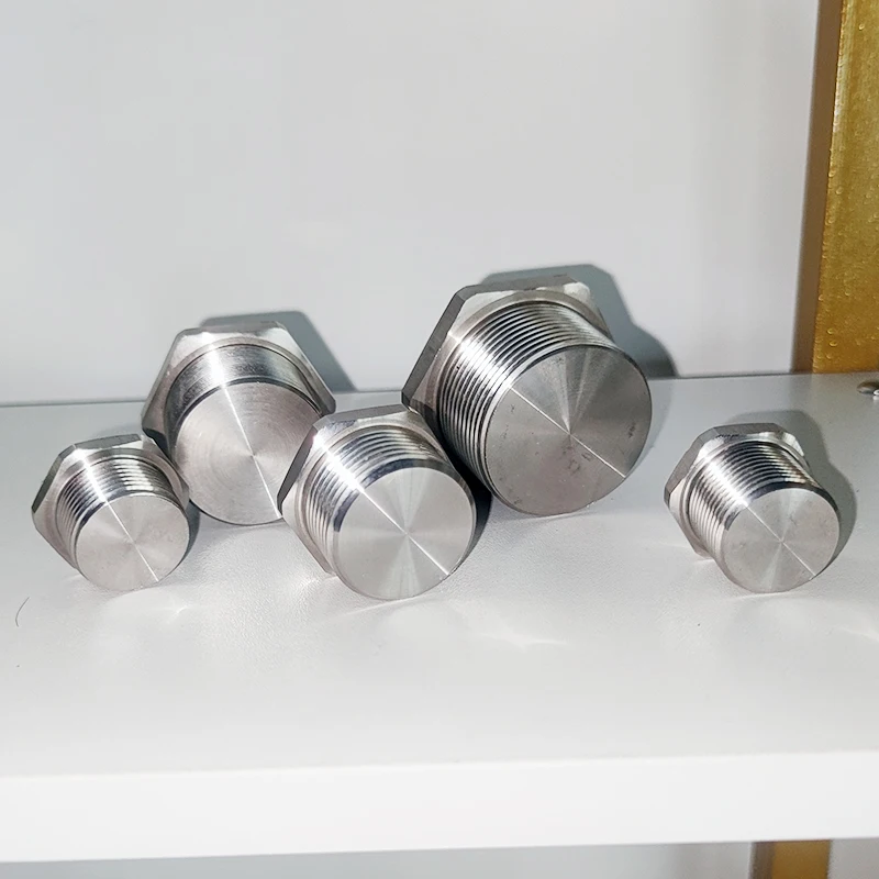NPT Metric G IP66 Brass Stainless Steel Waterproof Explosion Proof Metallic Blind Plug M75 Size Threaded Stopping Plug