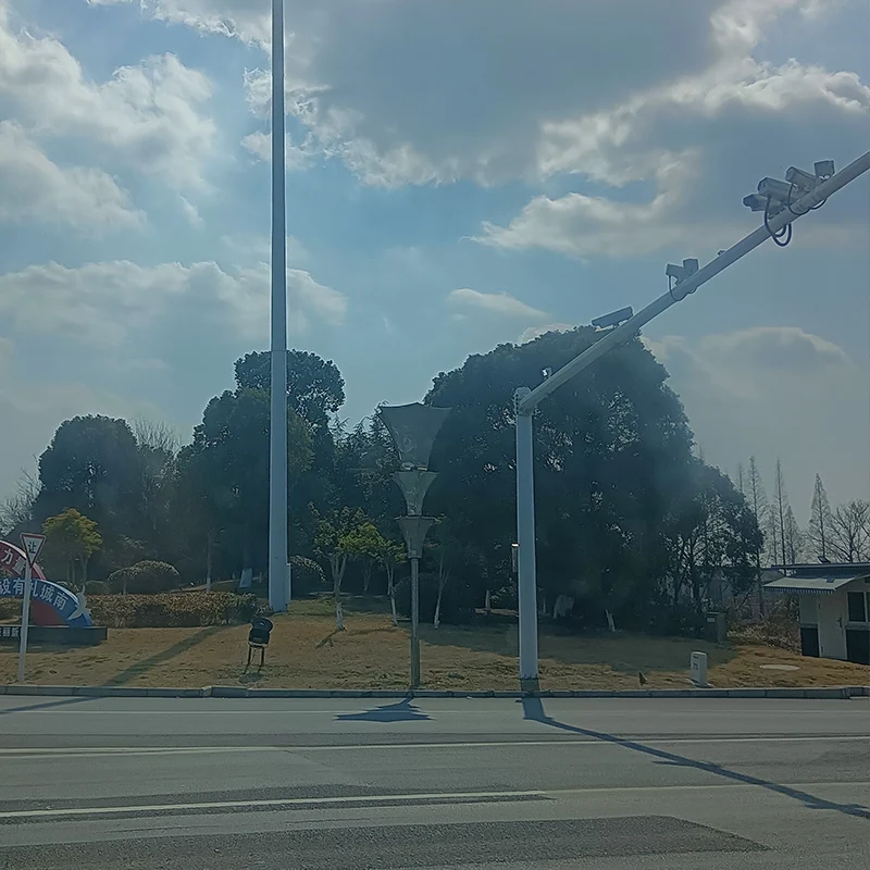 Galvanized Q235B Cost of Traffic Light Pole Monitoring  for Road Safety