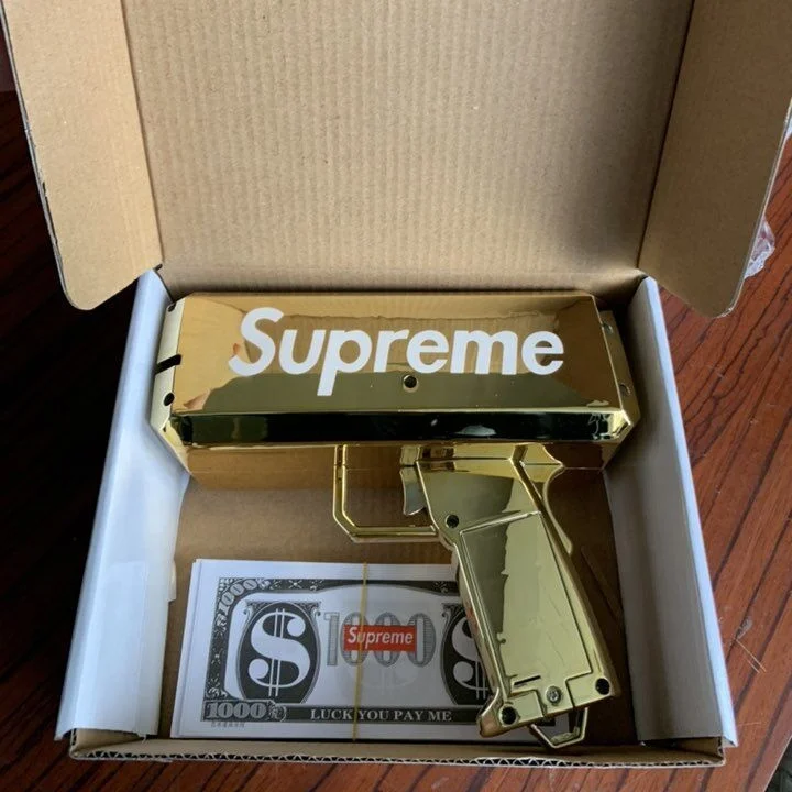 Alibaba.com: Pyrofun-018 SFC013 Superne Money Gun, colorful