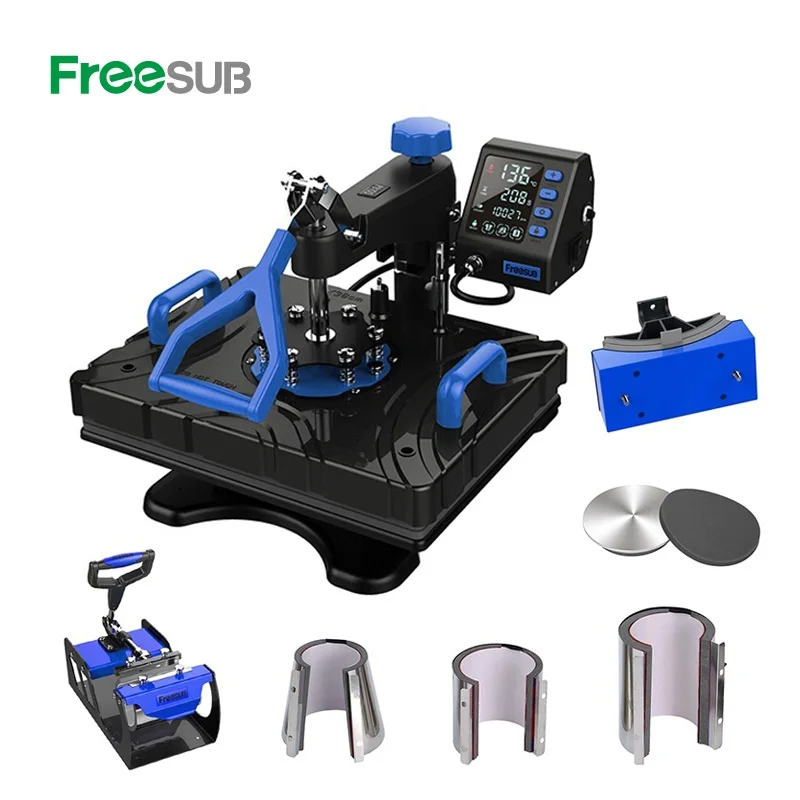 Freesub P8001X Split combo heat press machine T-shirt heat press