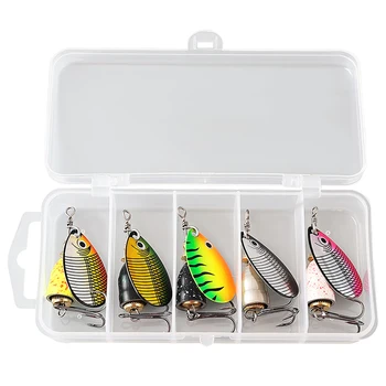 10g Spoon Spinner Fishing Lure Metal Inline Spinning Bait Blade Spoon Lure with Treble Hook for Bass – Metal Jig – view 5