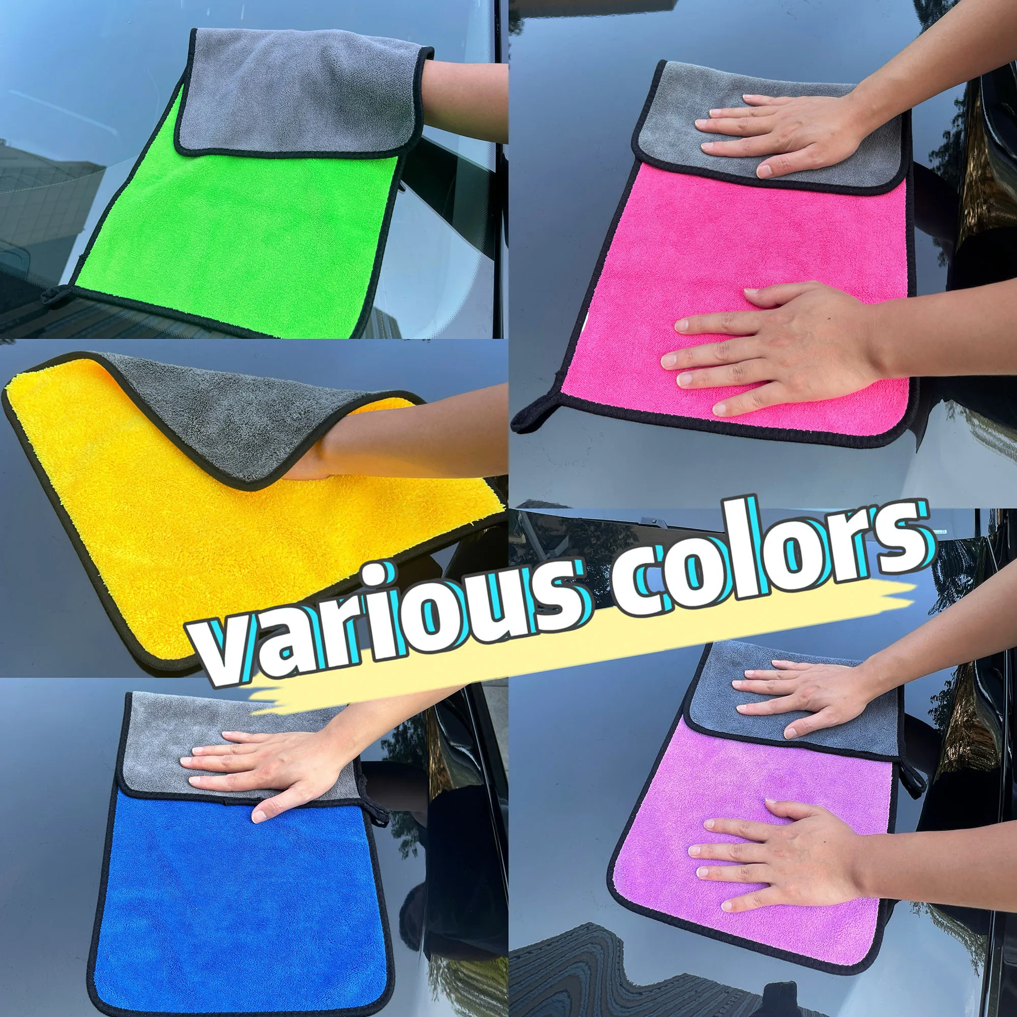 Custom Accessories Ultra Plush Auto Detailing Drying Micro Fiber Car