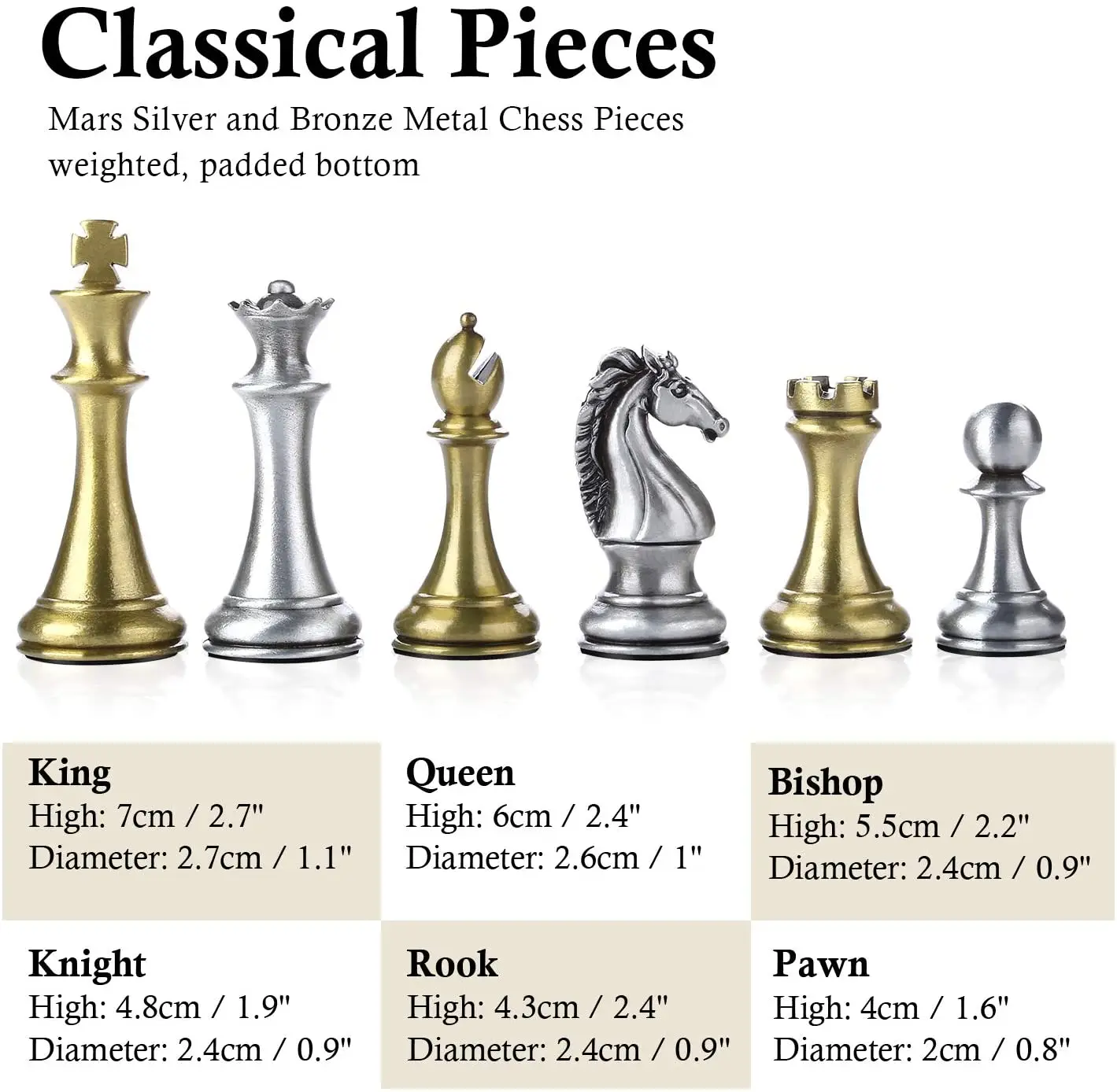 Metal Chess Board Game For Adults And Kids - Wooden Folding Travel Chess  Board With Metal Pieces - Ideal For Beginners Lovers - Buy Metal Chess  Set,Kids Indoor Board Games,Wooden Board Game