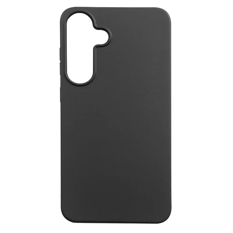 Funda de teléfono móvil de TPU negra suave para Samsung Galaxy S25 Plus Ultra S24 23 22 Plus Ultra funda de teléfono simple  