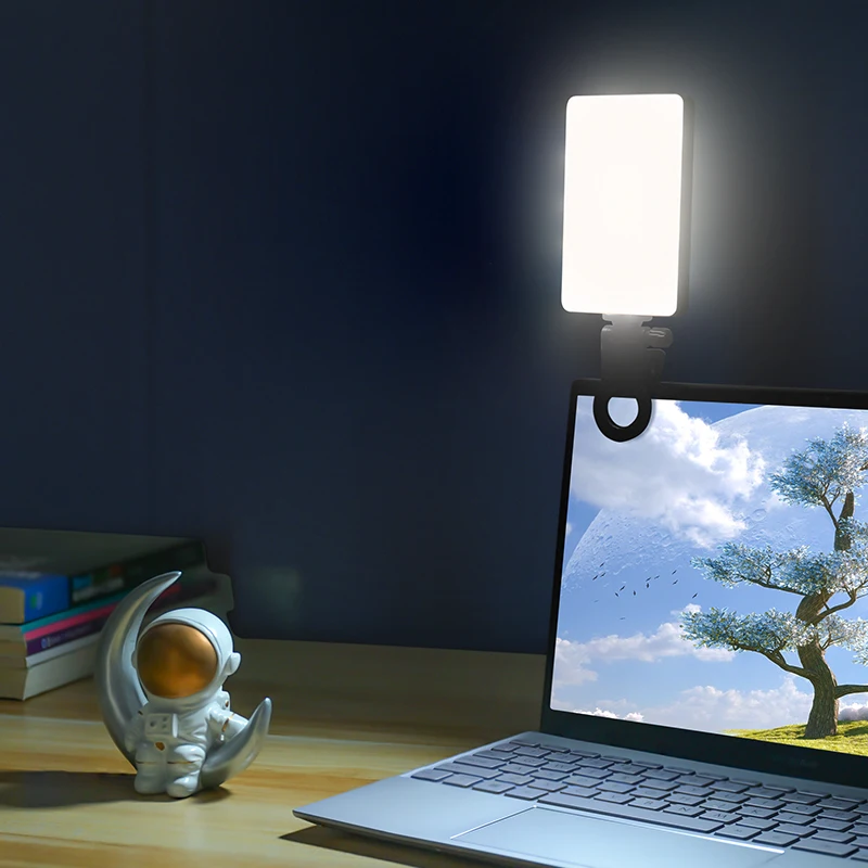 Andoer USB Video Lighting Kit/ LED Professional Fill Light For Cell Phone Camera With Desktop Tripod