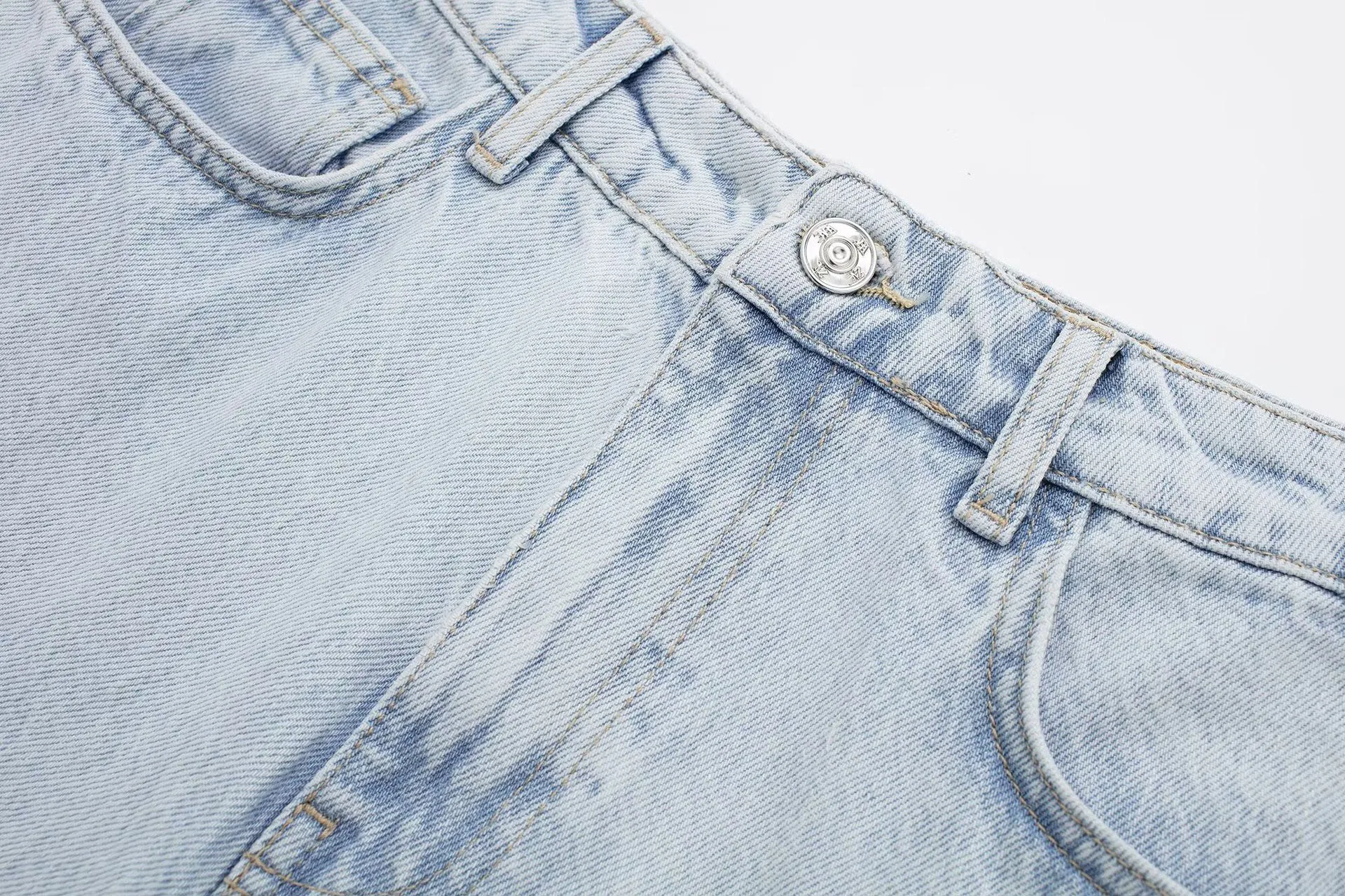 High Waist Straight Casual Plus Size Ladies Custom Denim Pants Denim Shorts Women's Shorts Women Jeans