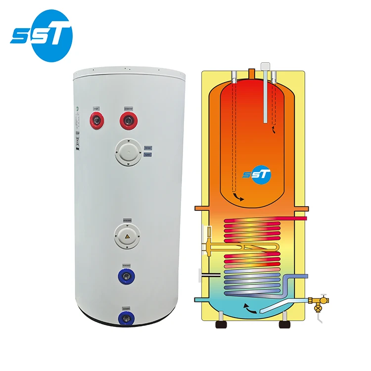 Hot selling heat pump water tank CE/PED/RoHS/Watermark 1000 litres 500 liters 300 litres 200 litres hot water heater boiler