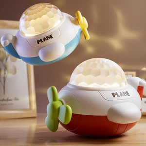Infant Baby Toys Early Learning Night Light With Projector Plastic Toy Planes